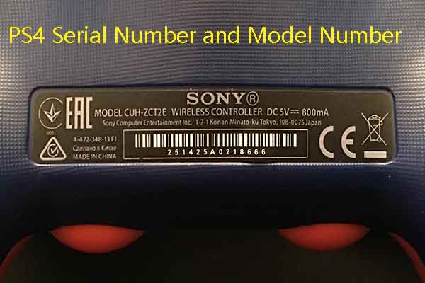 ps4 serial number check