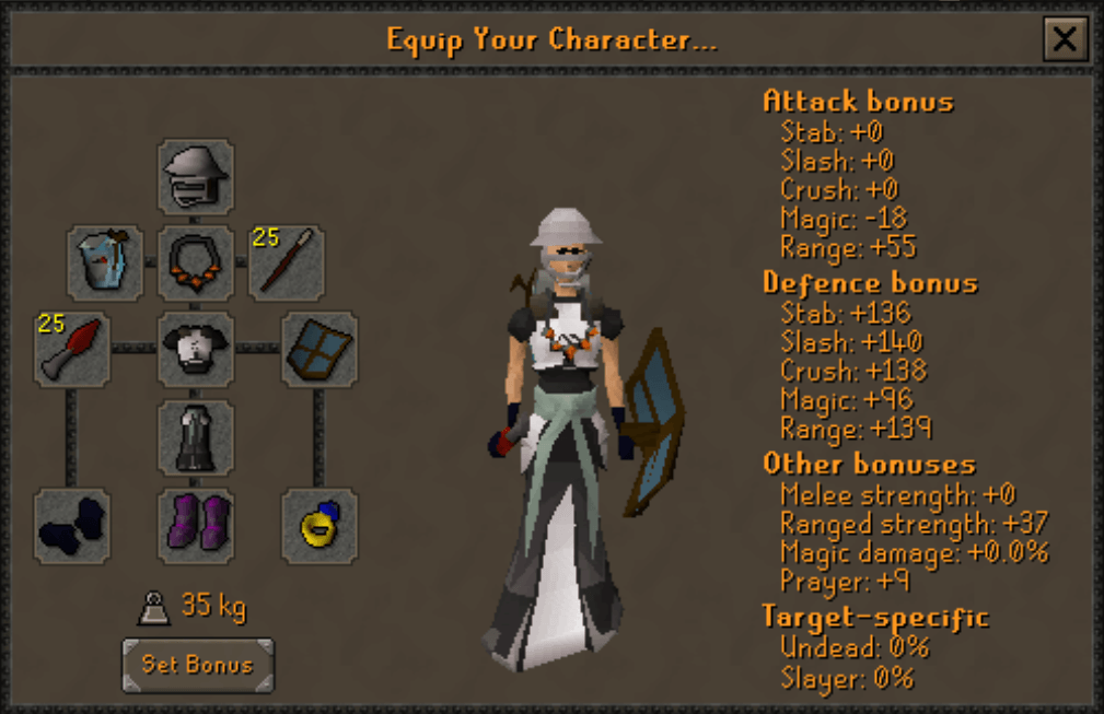 ranged gear osrs