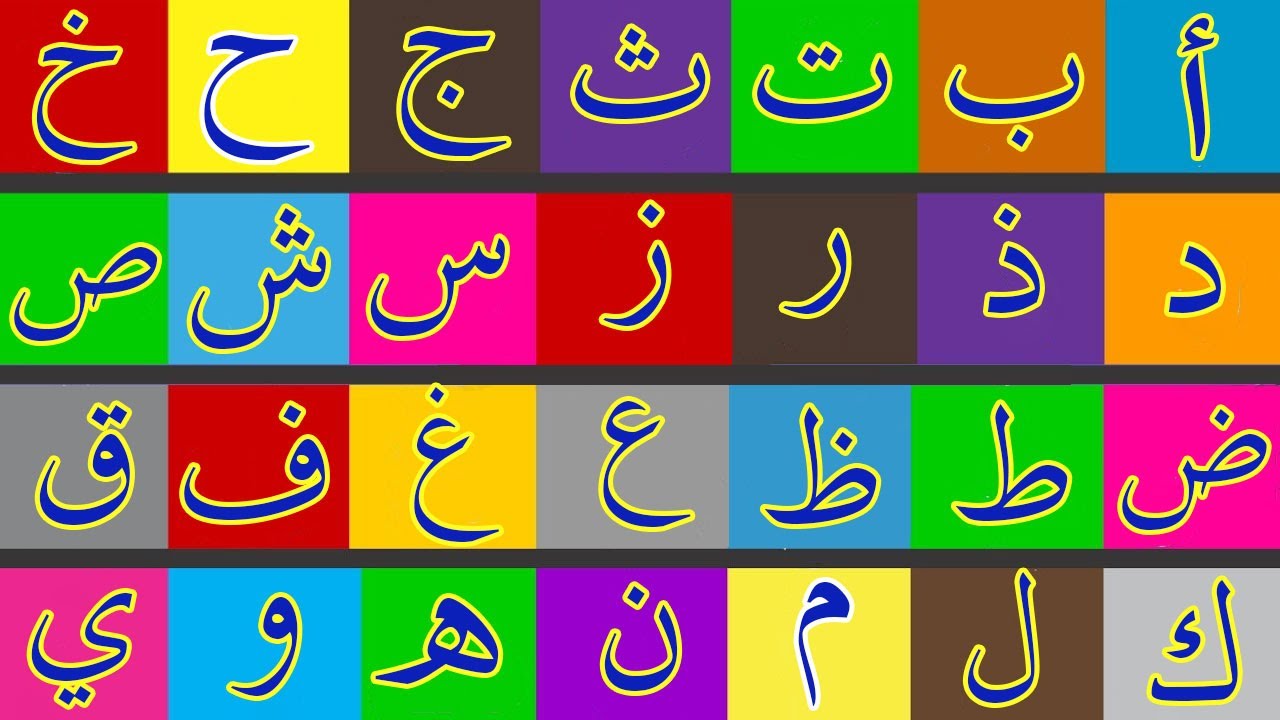 الحروف العربية
