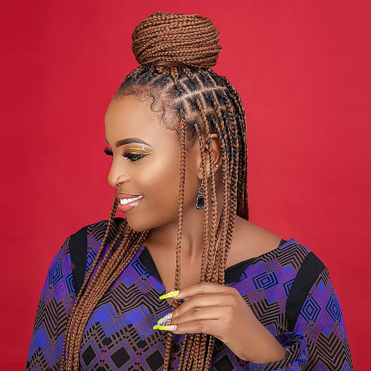 box braids womens styles