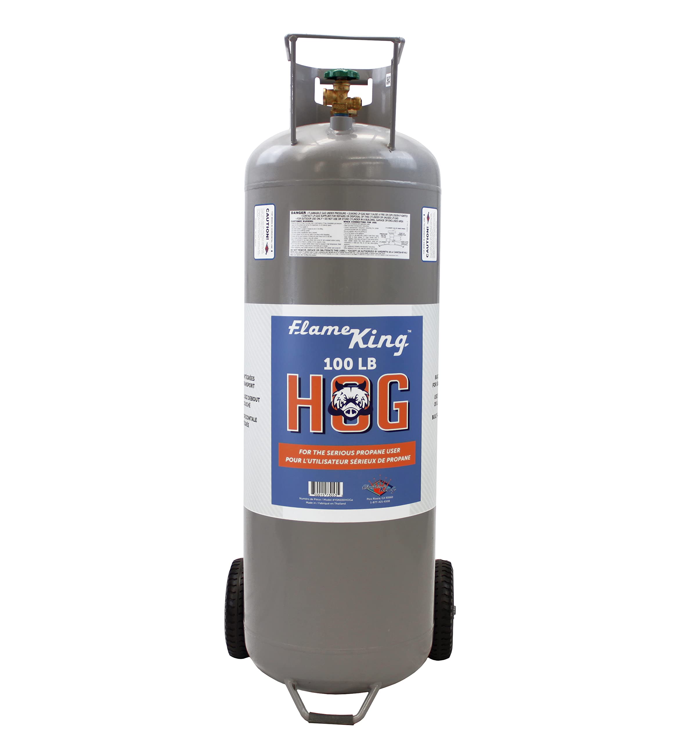 one hundred pound propane tank