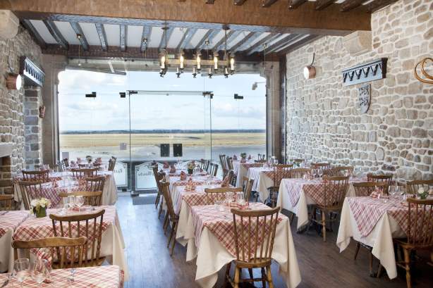 restaurant sur le mont saint michel