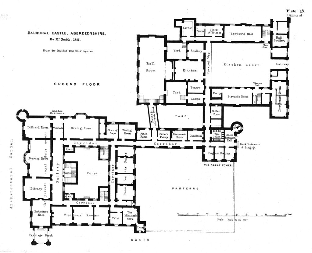 balmoral castle floor plan