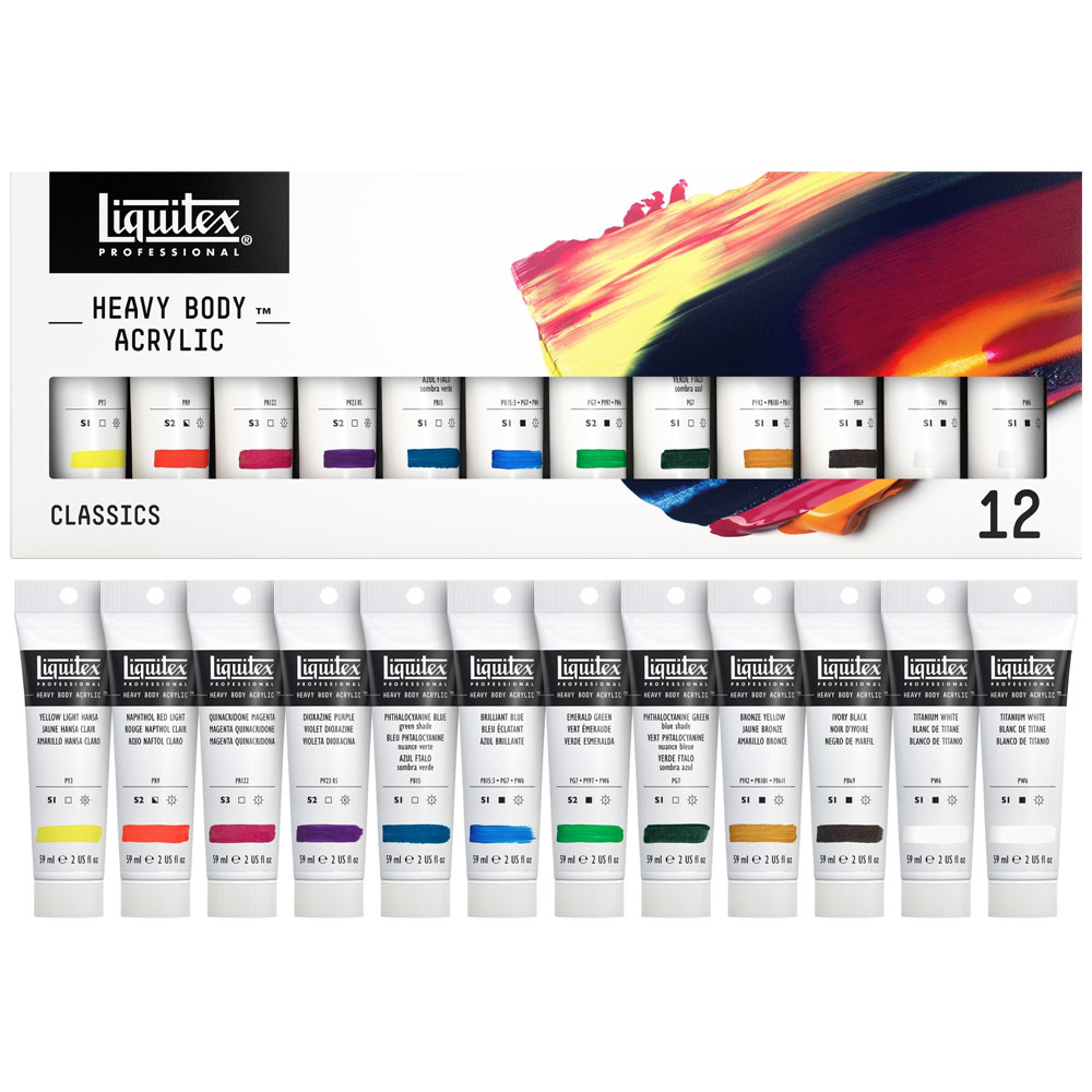 liquitex professional heavy body acrylic