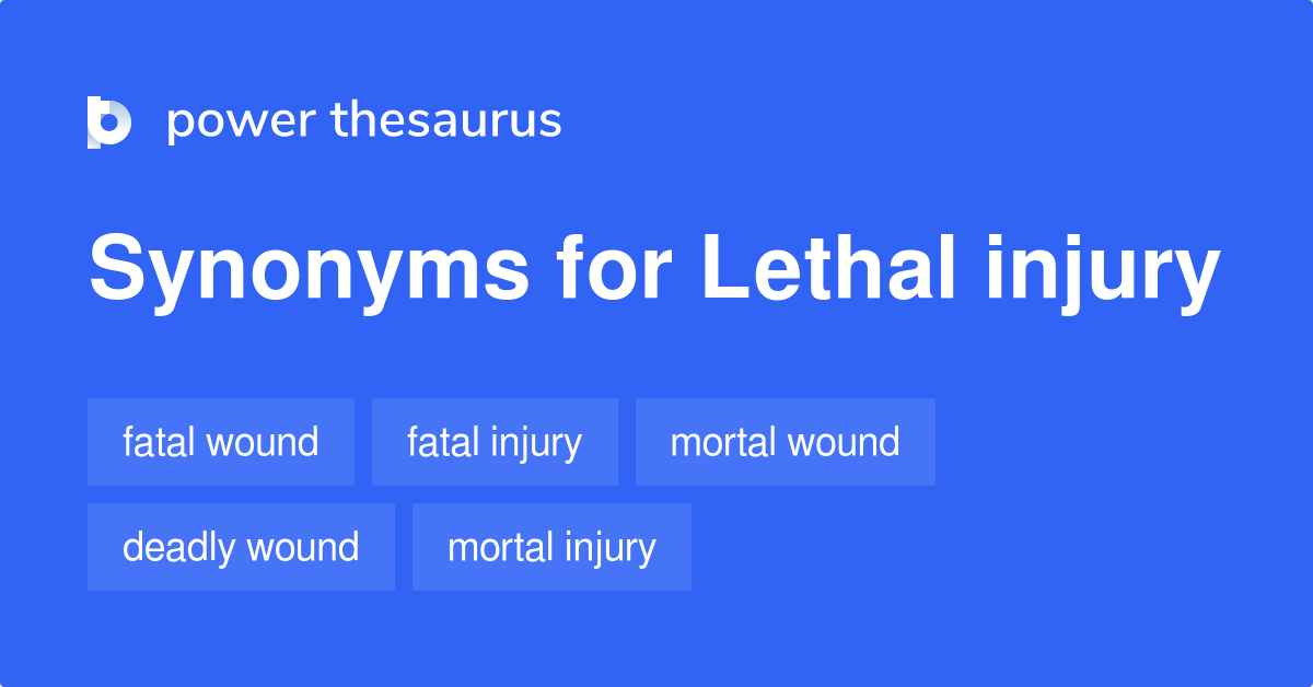 lethal synonyms