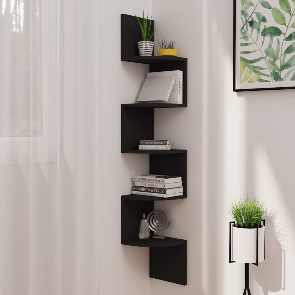 corner hanging wall shelf