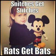 snitches get stitches meme