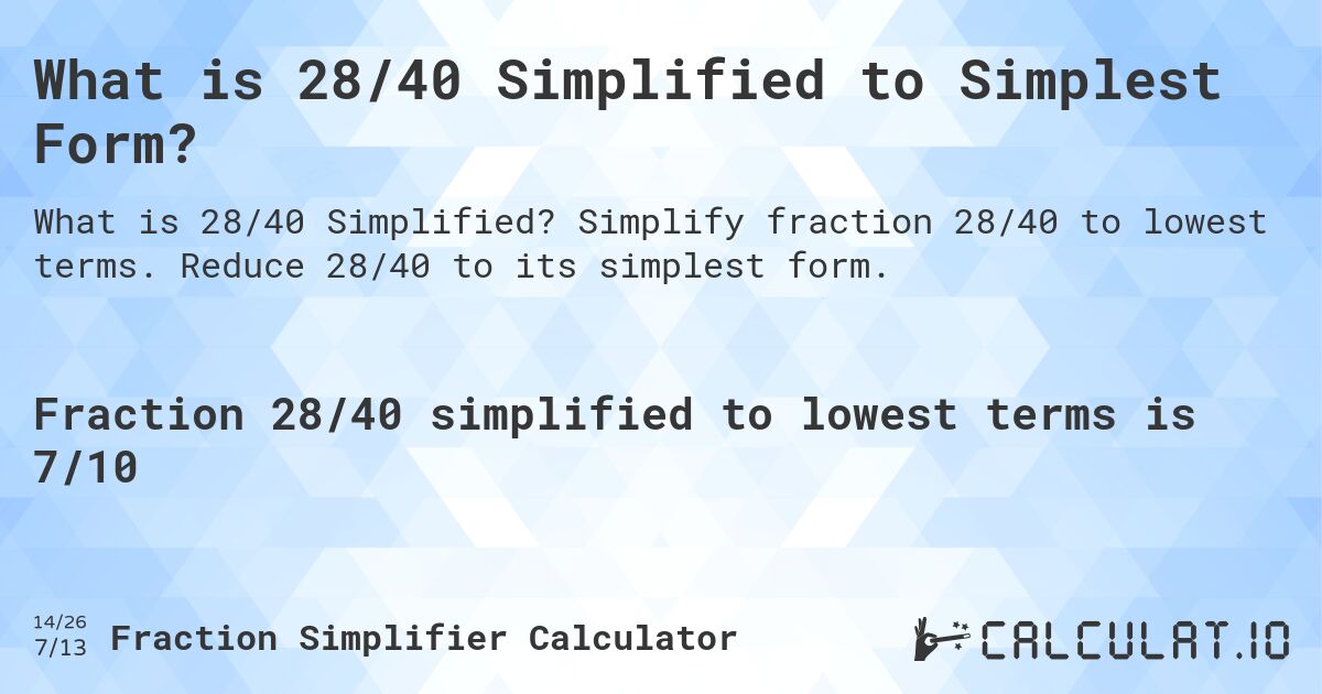 28 40 simplified