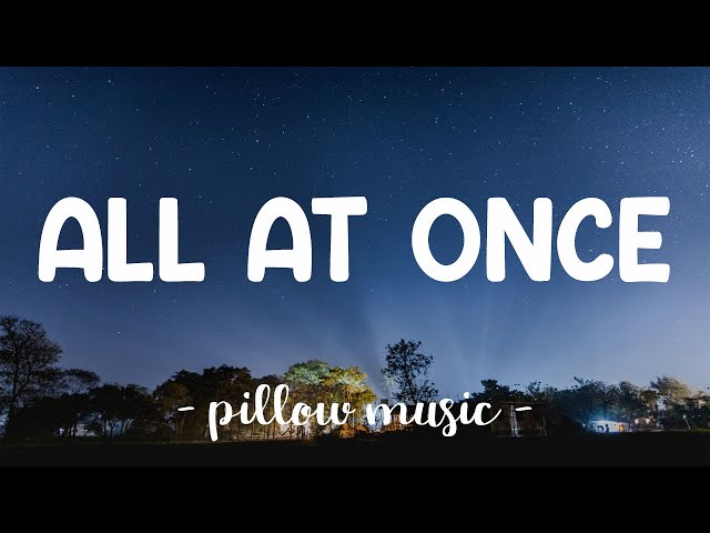 all at once lyrics