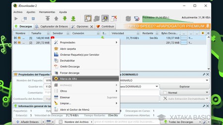 rapidgator premium jdownloader 2