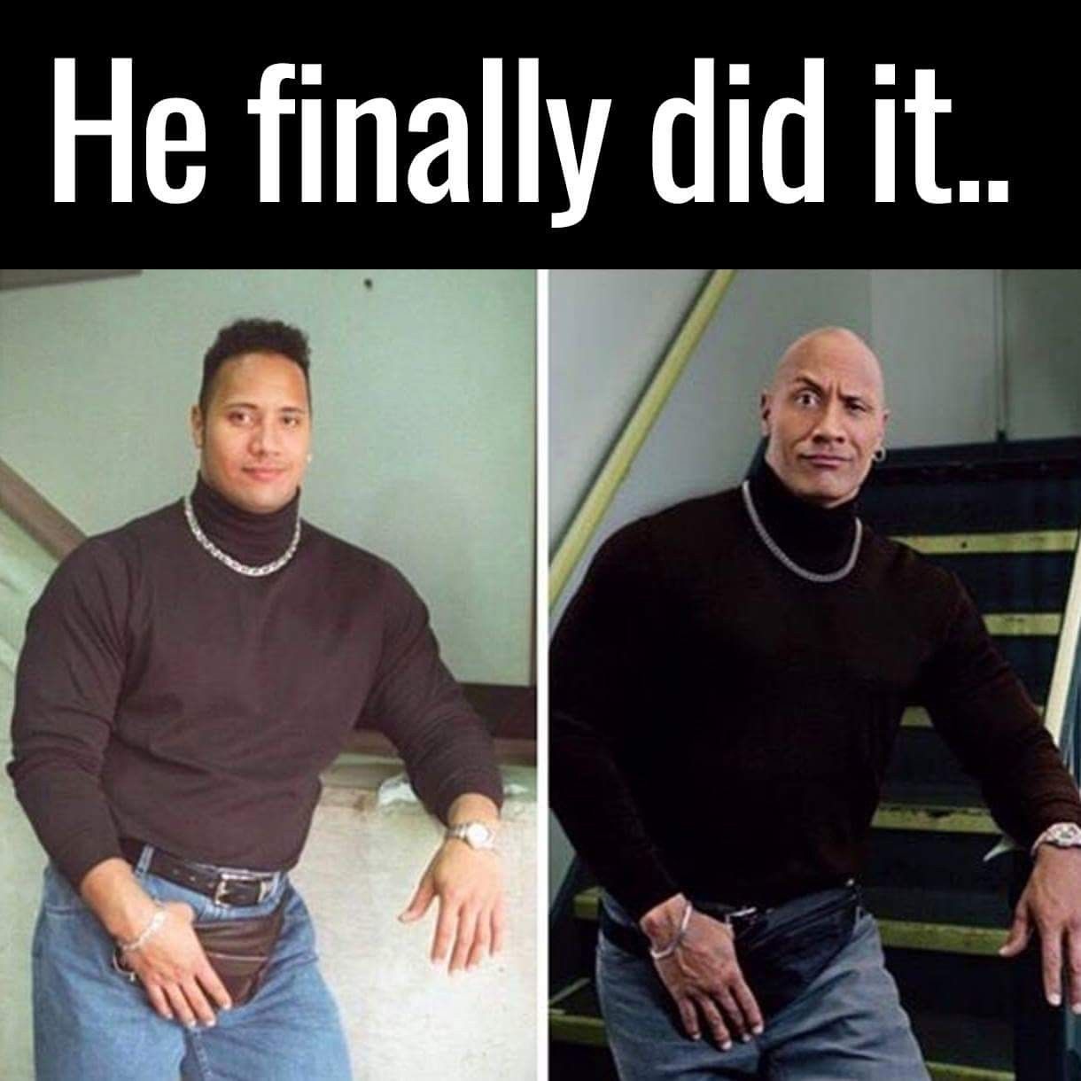 dwayne johnson meme