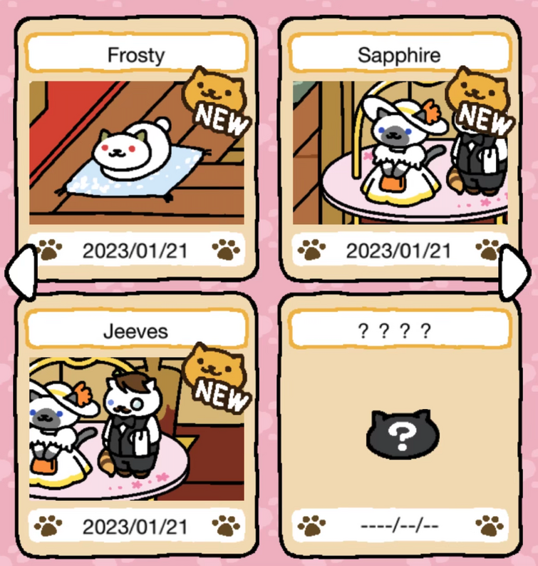 rarest neko atsume cat