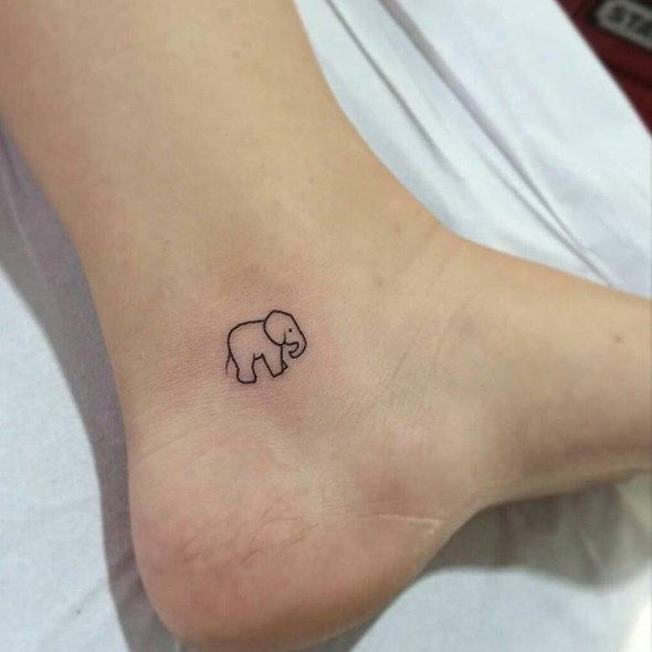 small tattoo elephant