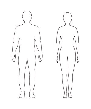 outline of female body