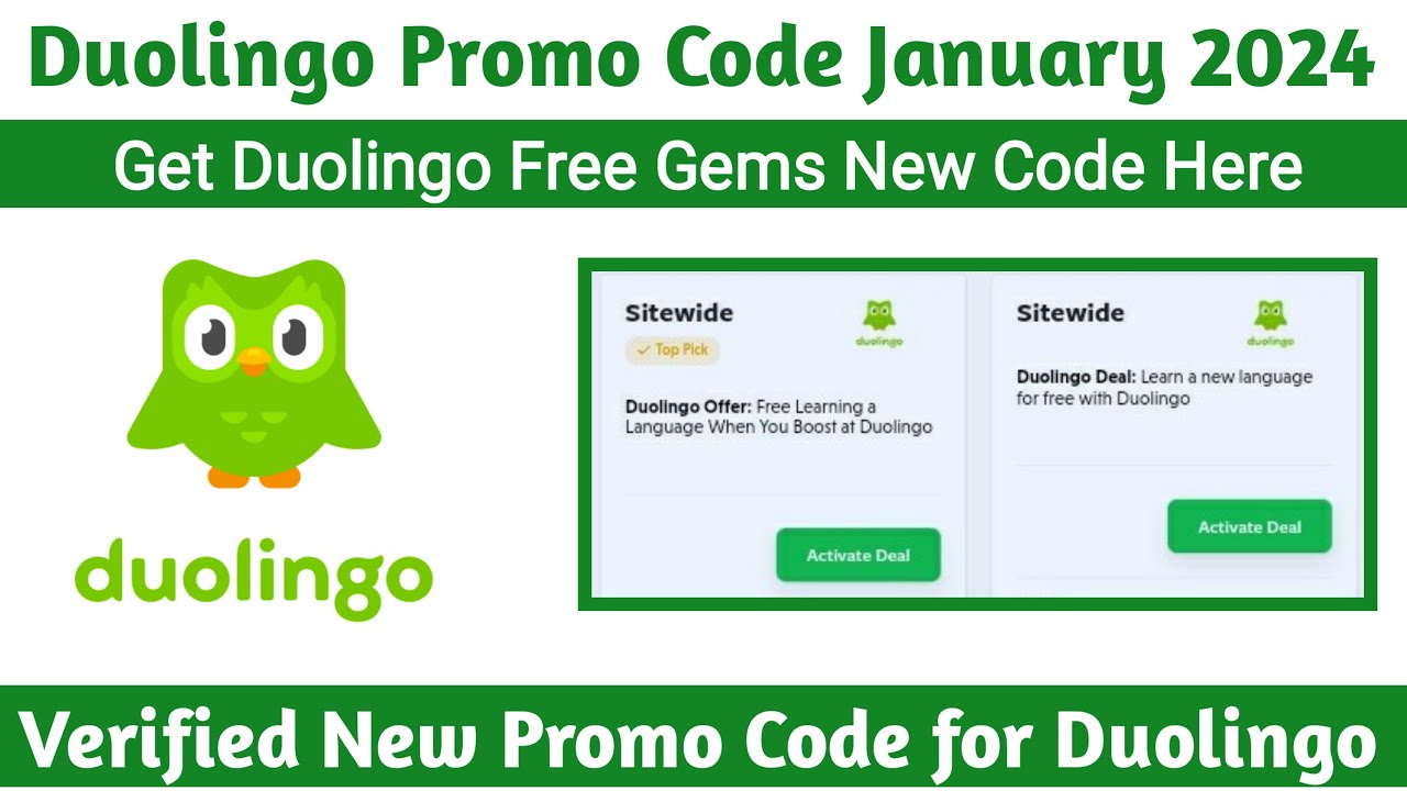 duolingo promo code