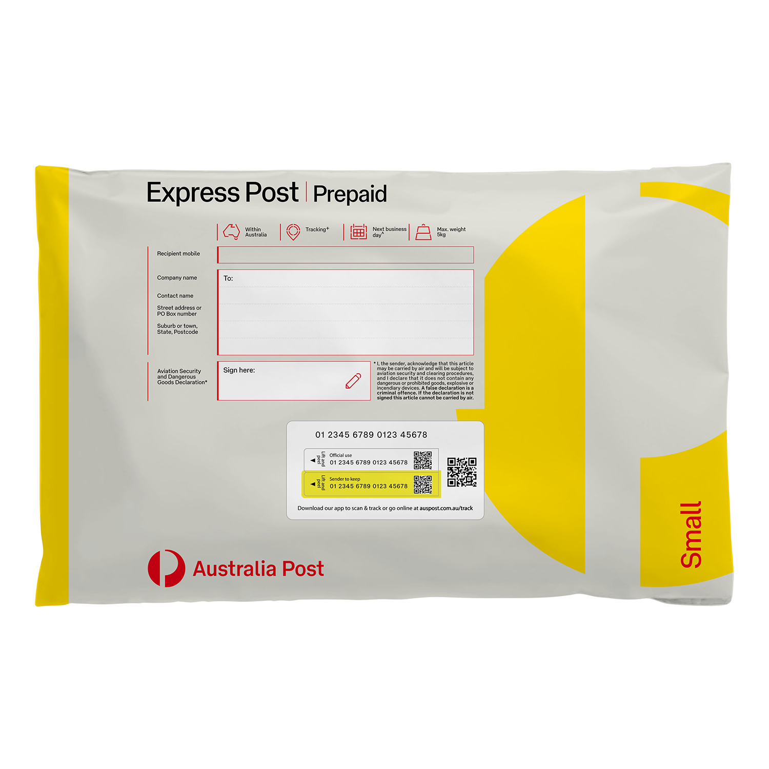 express post satchel 500g