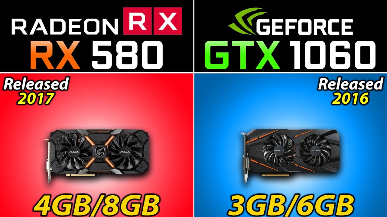 gtx 1060 vs rx 580