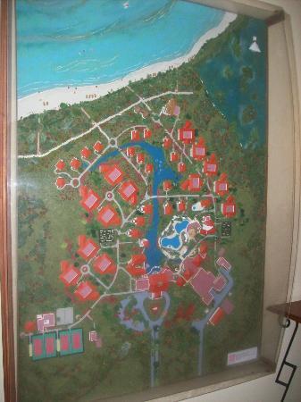 memories caribe beach resort plan du site