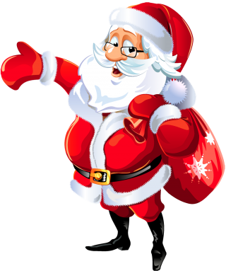 santa claus no background