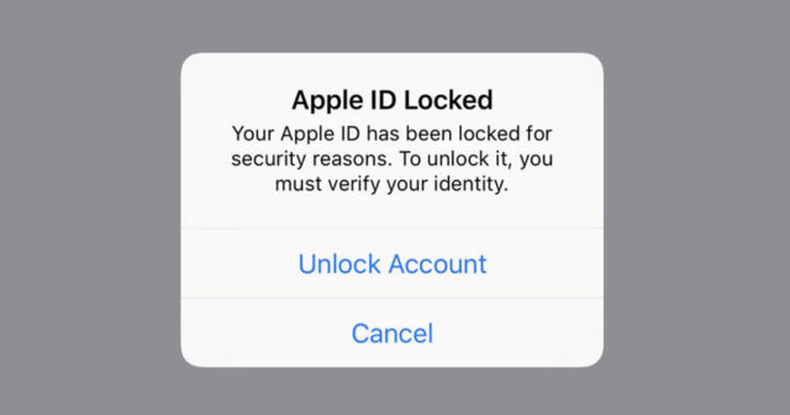 apple account locked