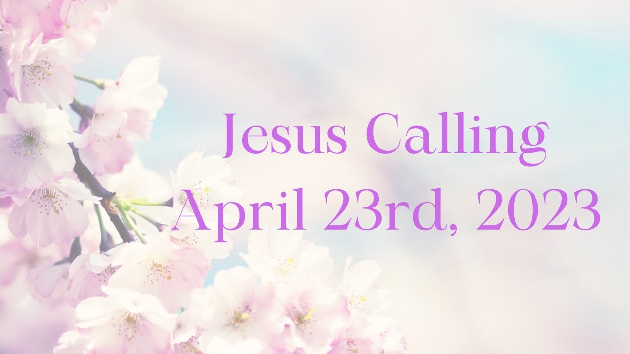 jesus calling april 23