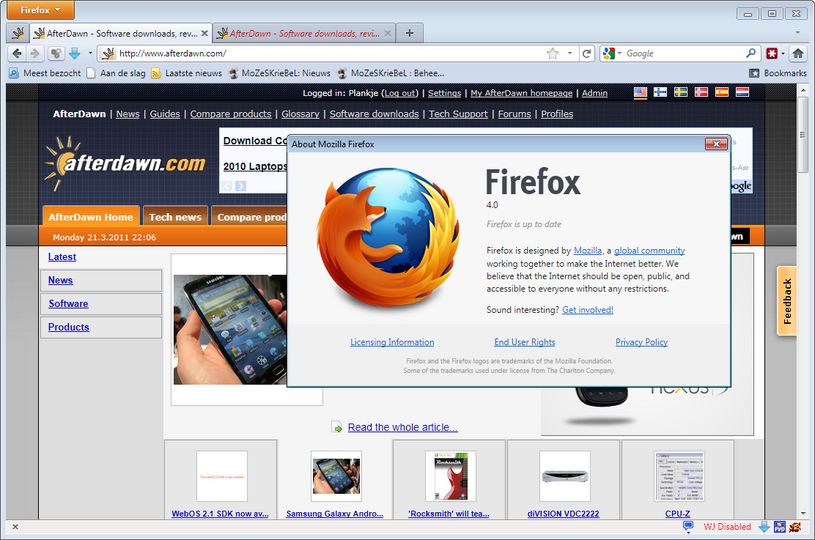 mozilla firefox mac os x