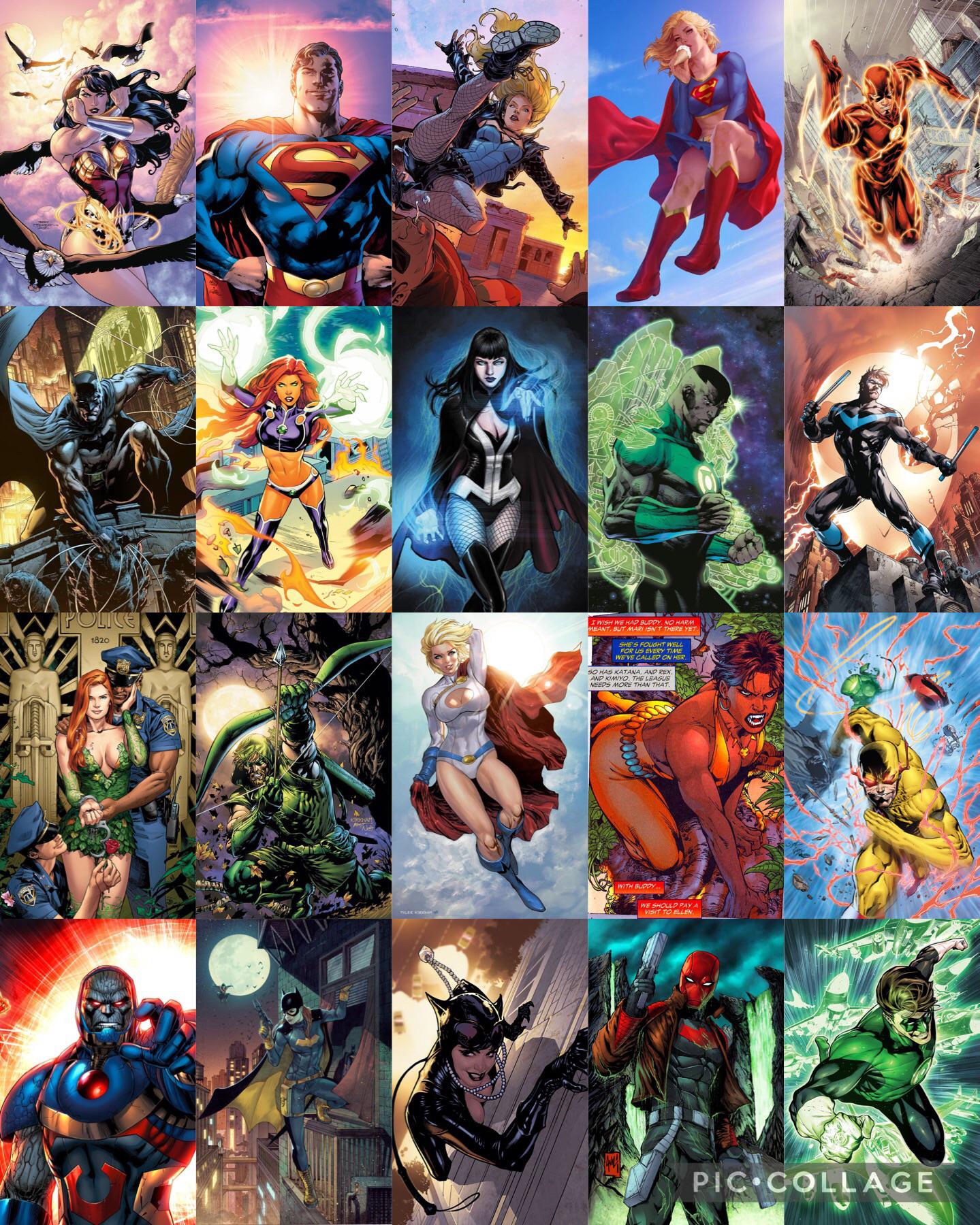 dc comic characters