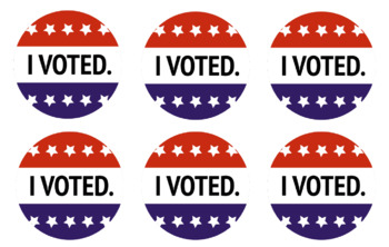 i voted sticker template