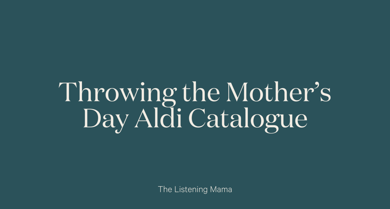 aldi mothers day catalogue
