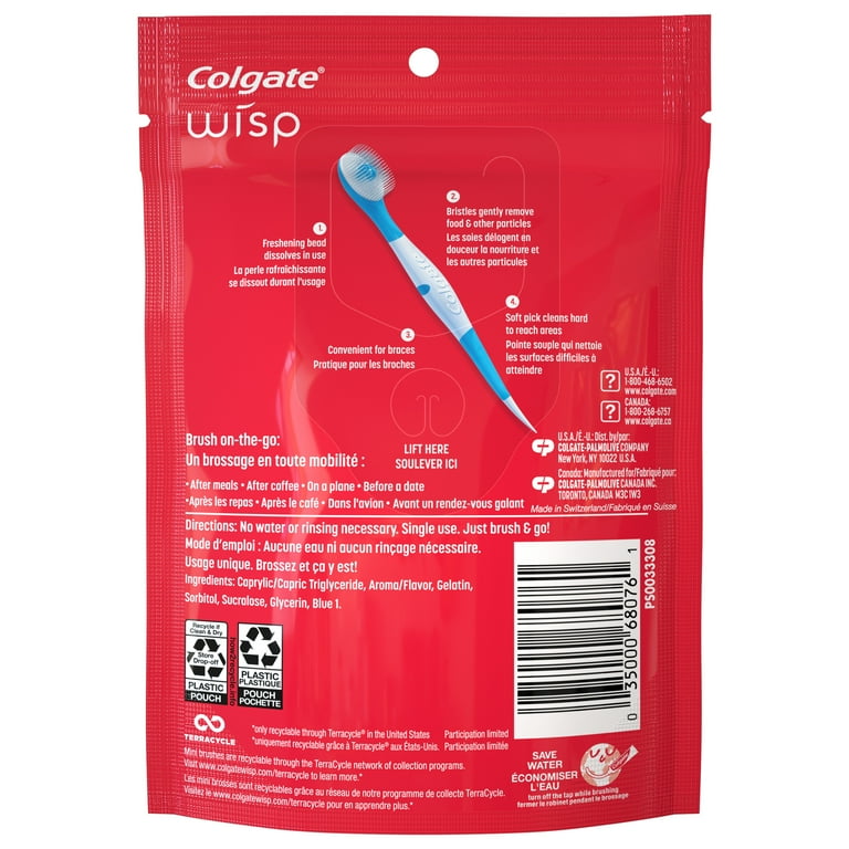 colgate single use toothbrush