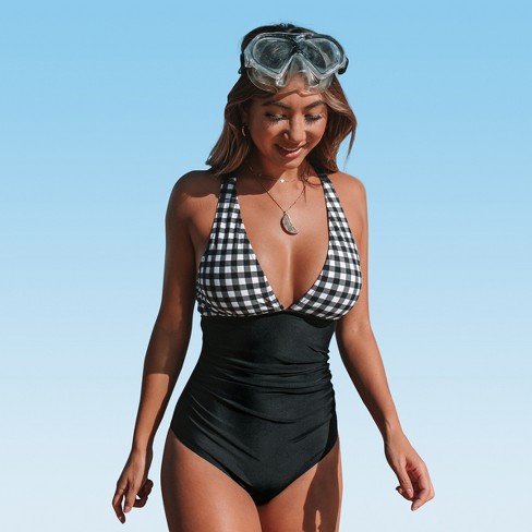 vintage one piece swimwear