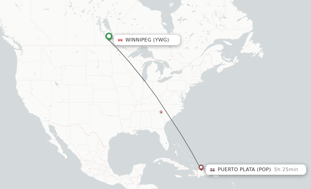 winnipeg to punta cana direct flights