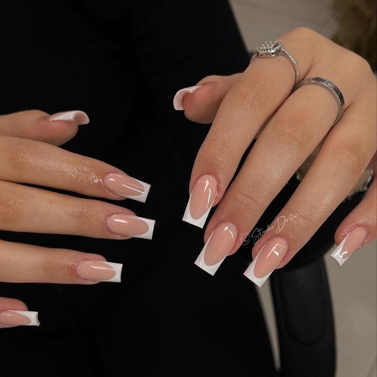 acrylic nails ideas french tip