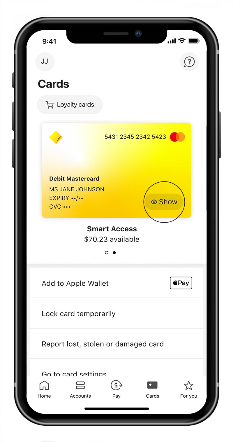 activate commbank card online