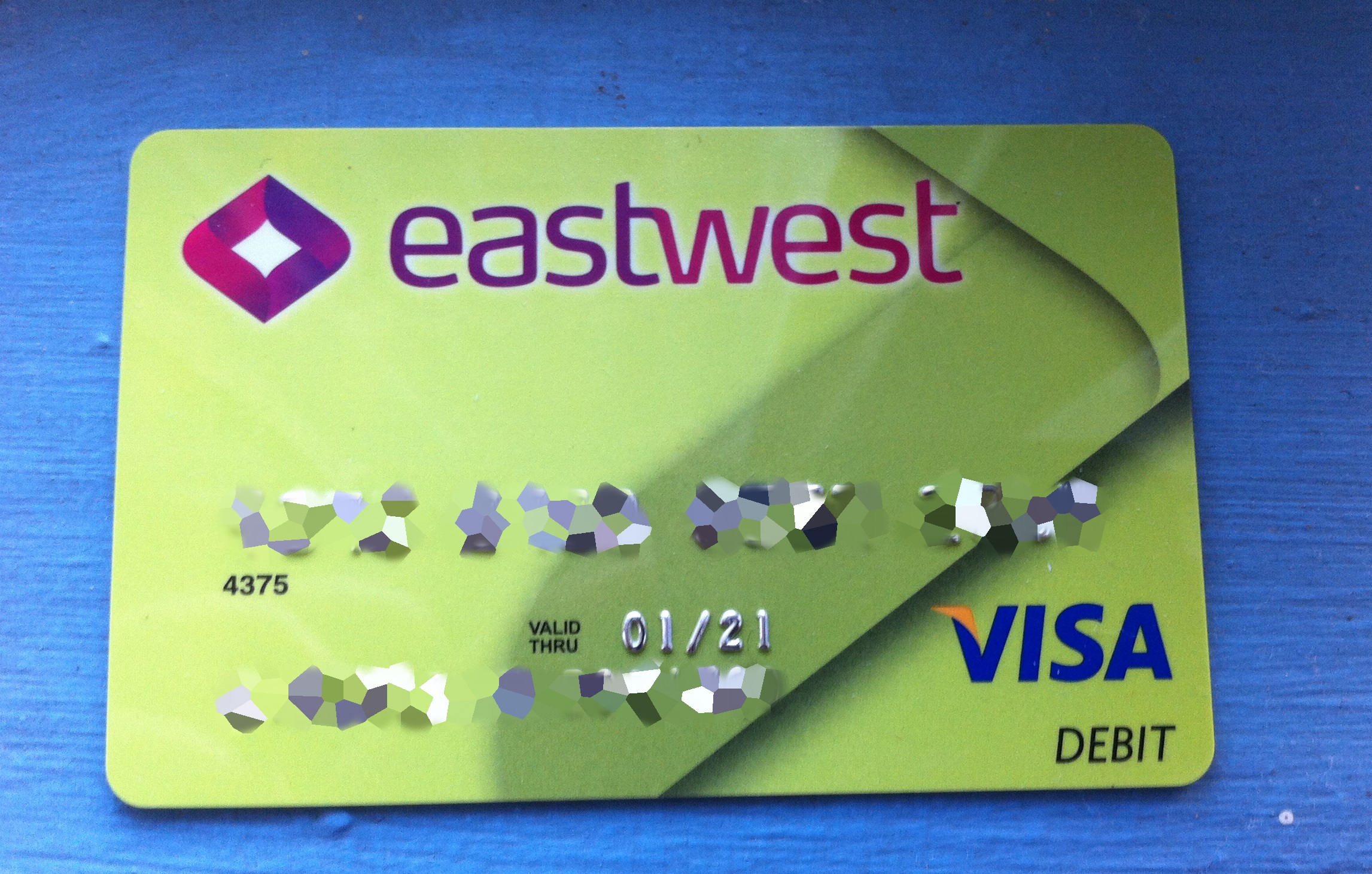 eastwest debit card maintaining balance