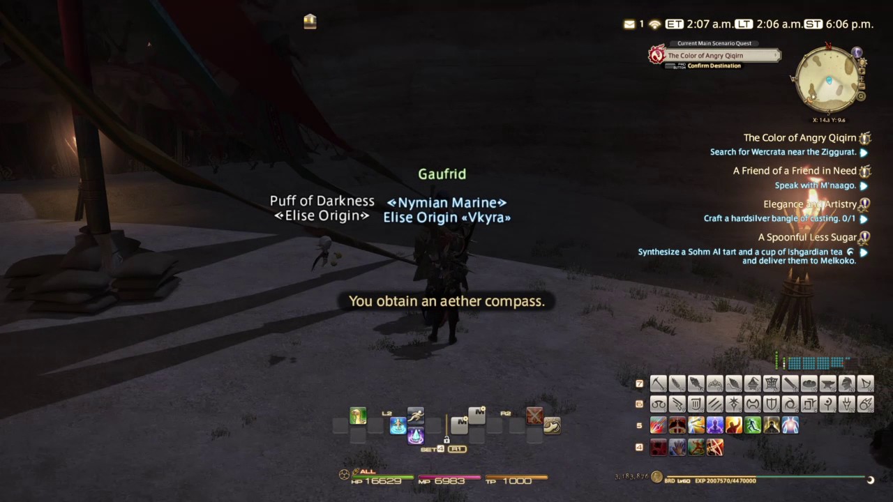 ffxiv aether compass