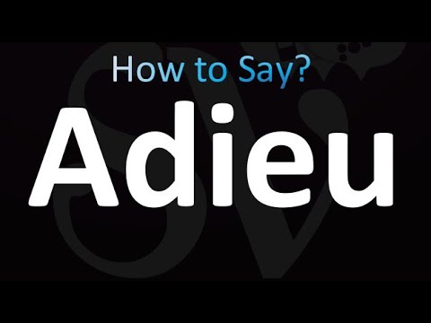 adieu pronunciation