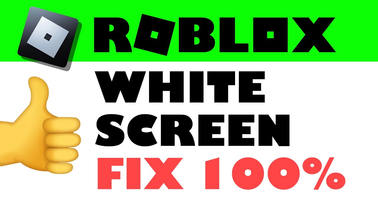 why does my roblox keep flashing white
