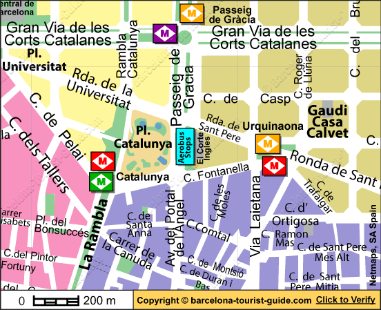 aerobus barcelona stations