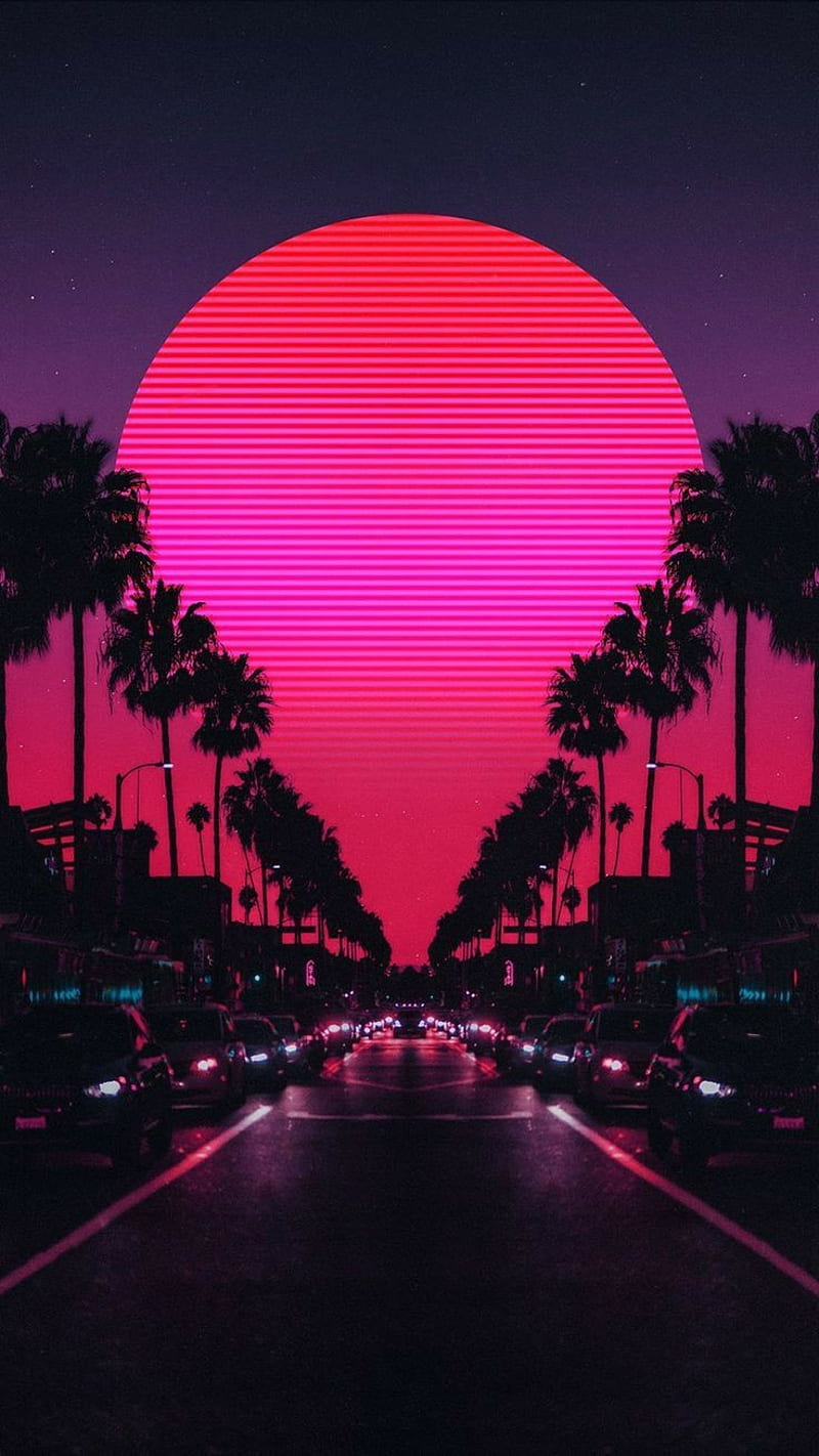 aesthetic sunset wallpaper