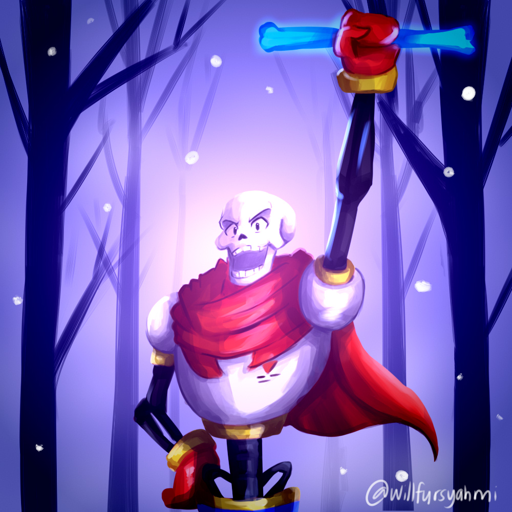 undertale papyrus art