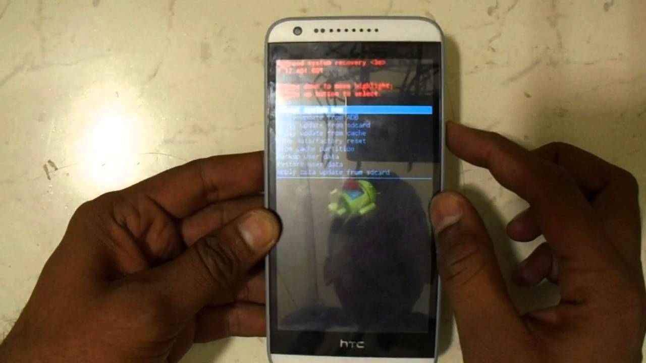 htc 620 hard reset