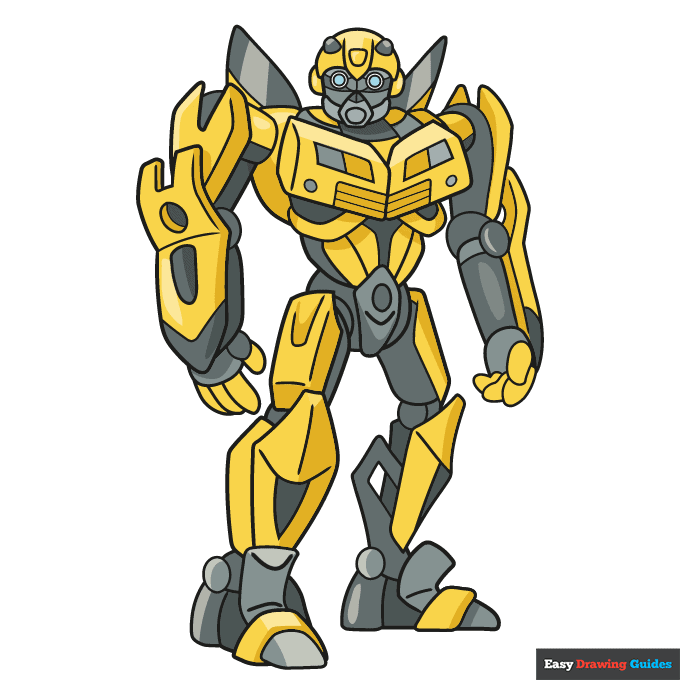 draw bumblebee easy