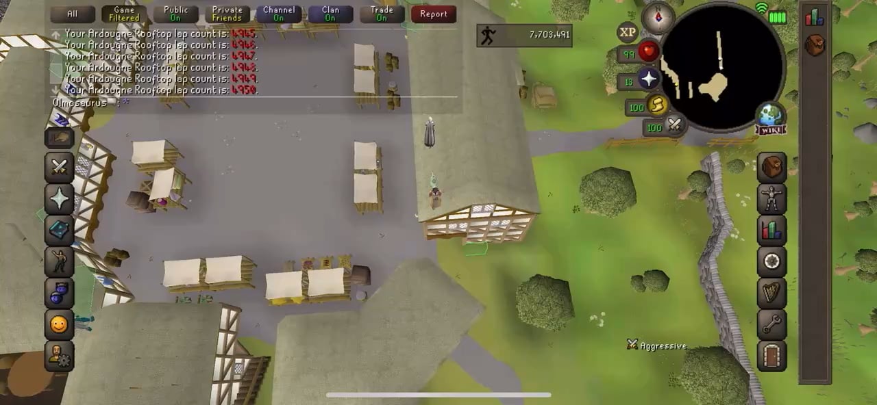 agility calc osrs