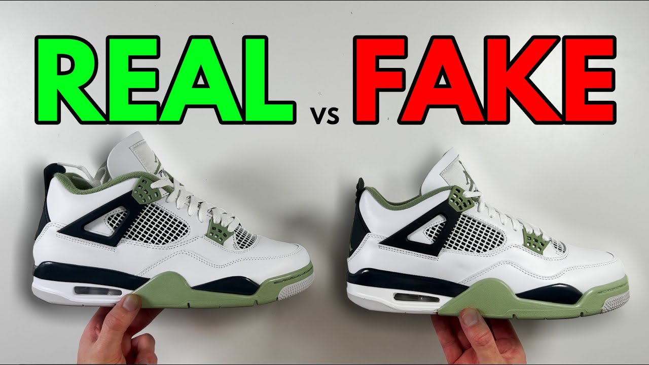 air jordan 4 real vs fake