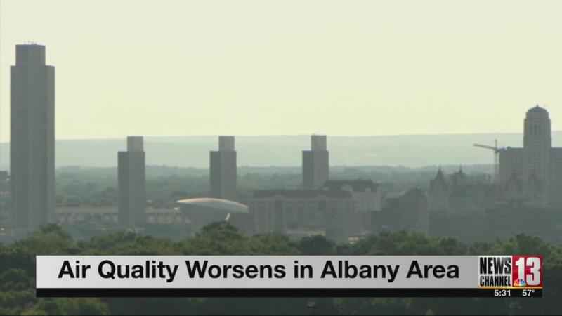 air quality alert albany ny