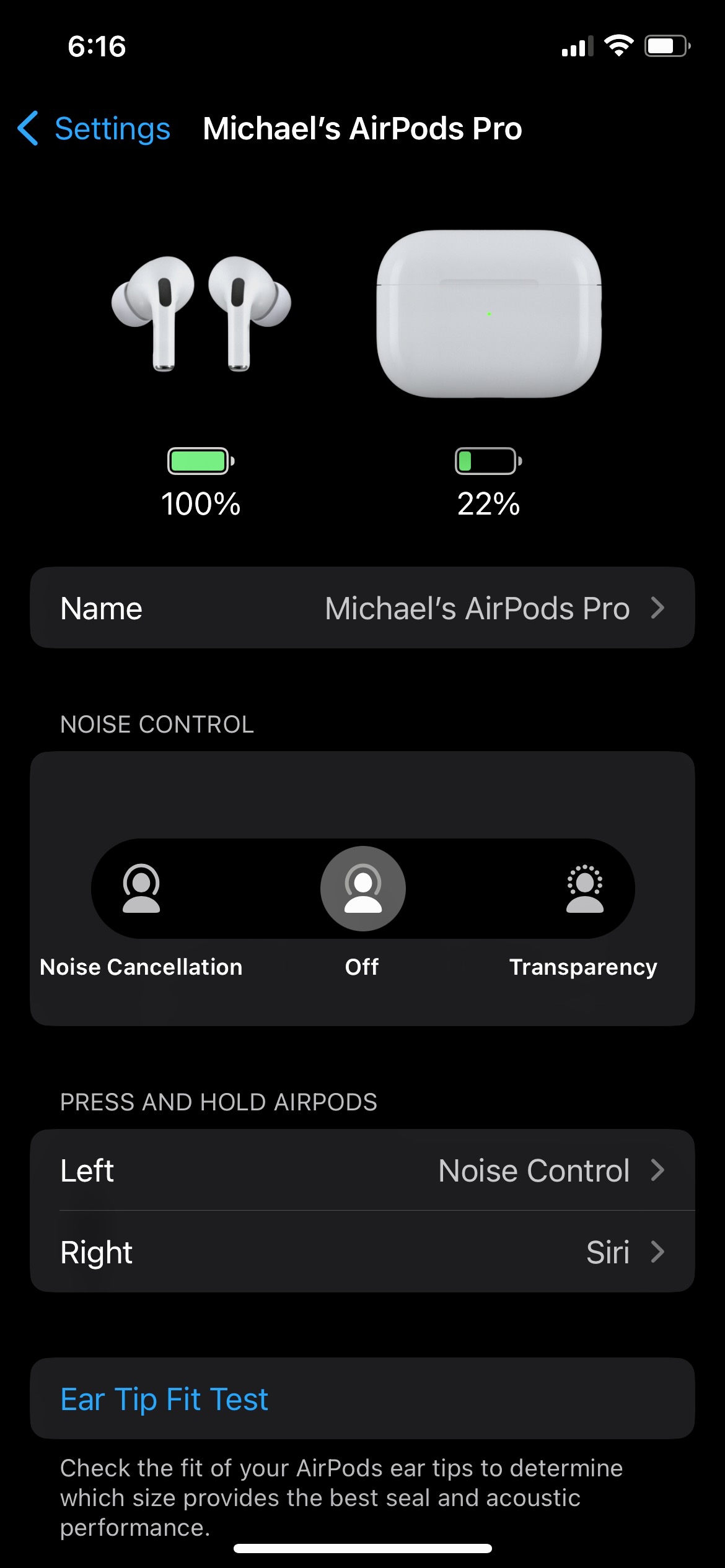 airpods pro control