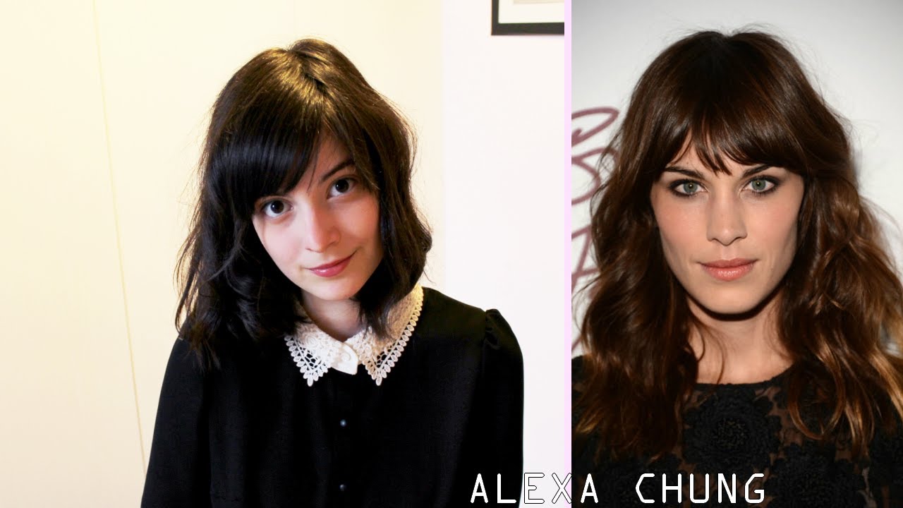 alexa chung hair how to