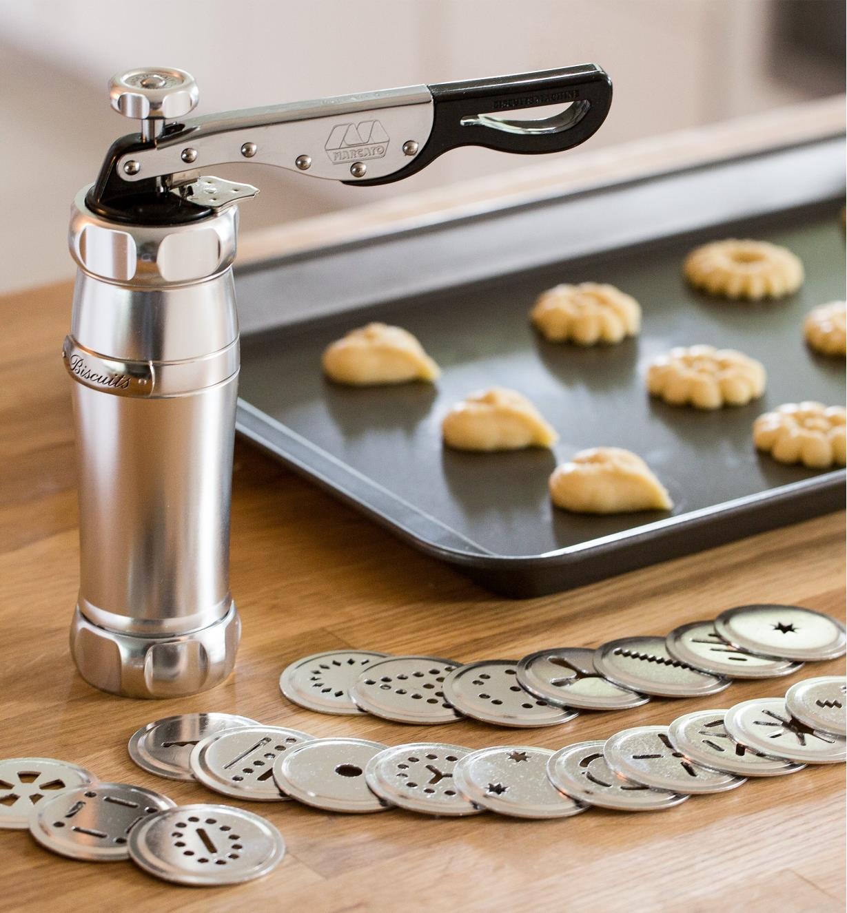 aluminum cookie press