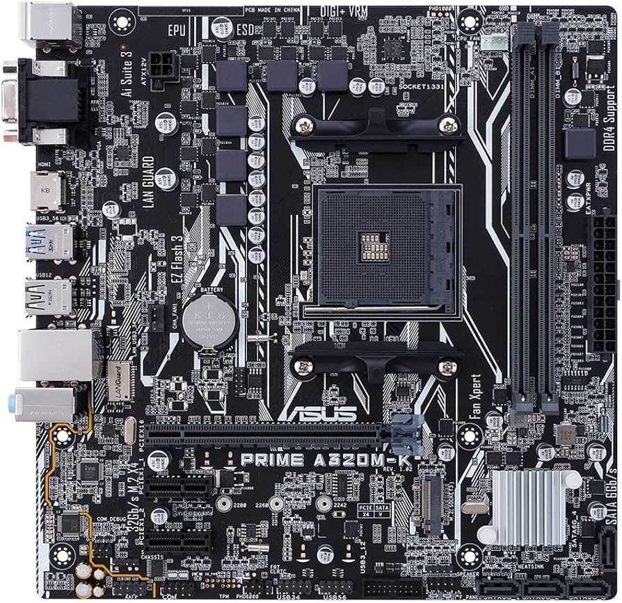 amd a320m [m-atx] motherboard